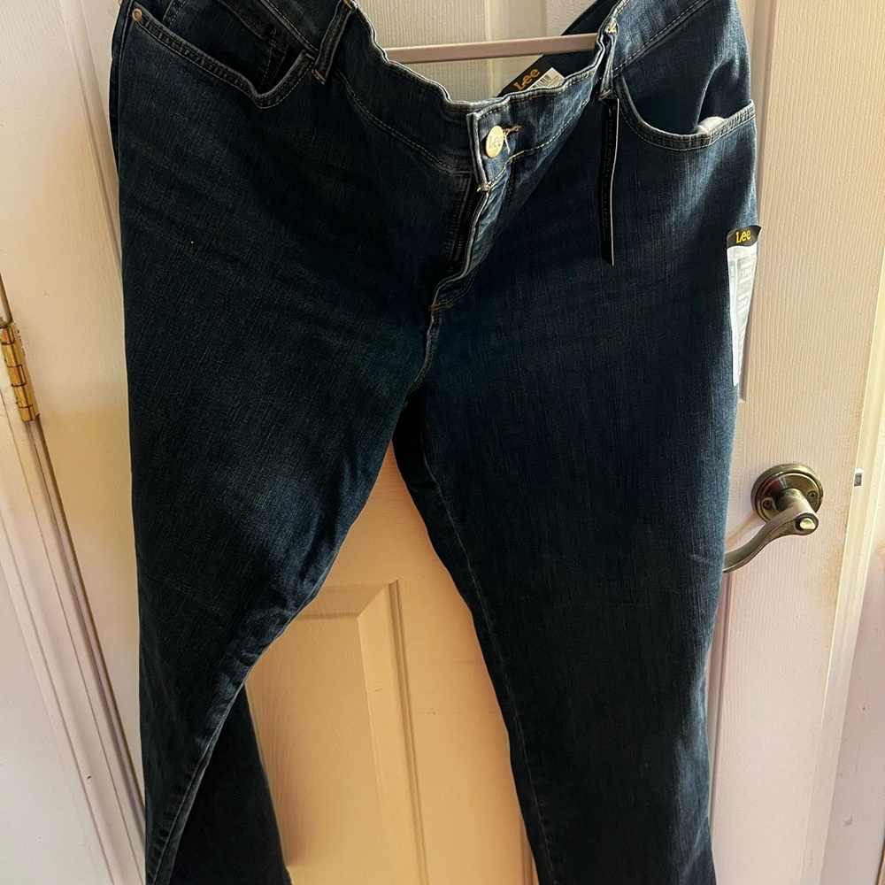 Lee Plus Size Medium Wash Jeans